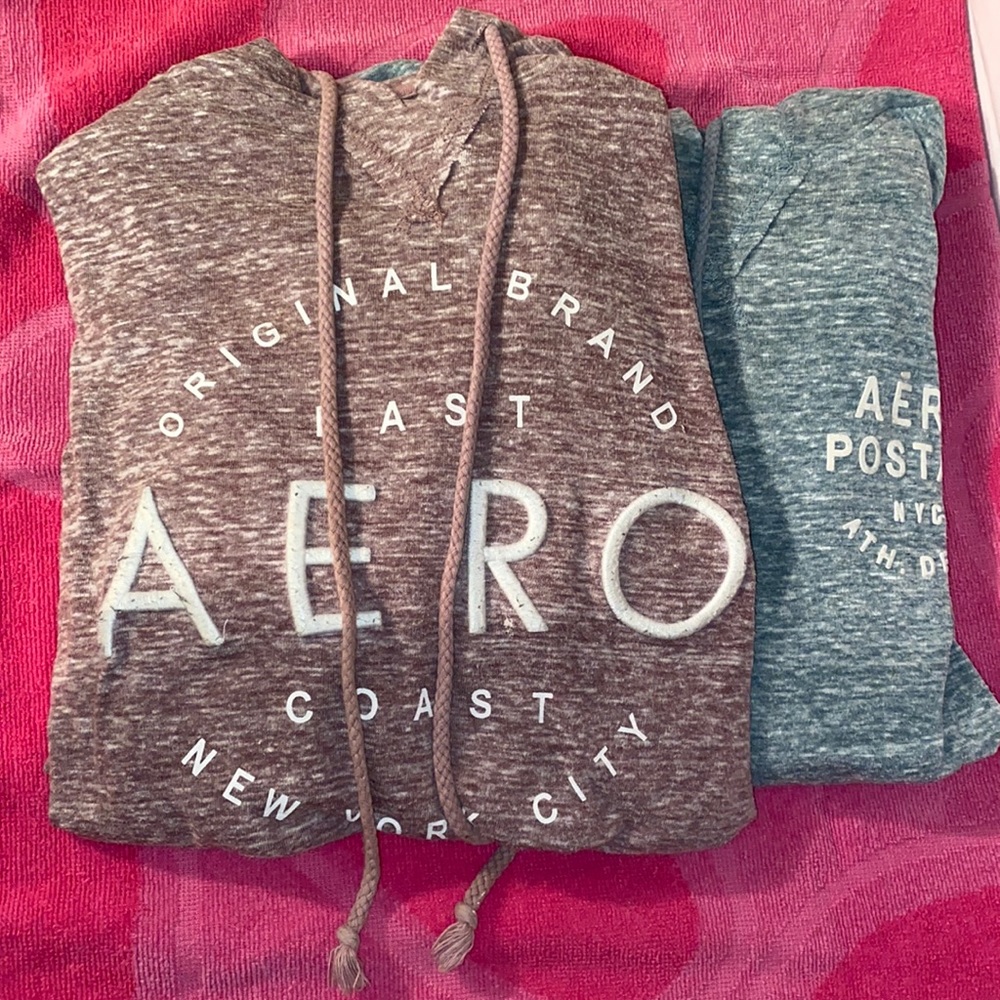 BUNDLE LONG SLEEVE HEATHERED HOODED T-SHIRTS